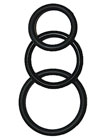 Super Silicone Cockrings Black